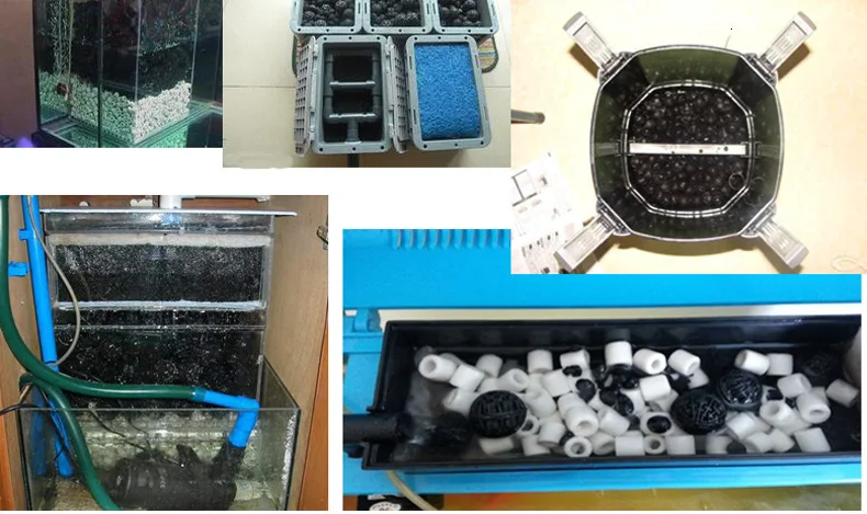 1PC Fish Tank Aquarium Filtration Biochemical Ball Biosphere Pesticococcus Ball Cotton Filter Material