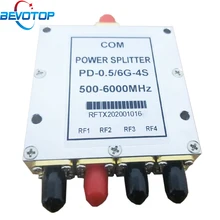 SMA Microstrip Power Splitter One Point quattro 0.5GHZ-6GHz SMA RF combinatore WIFI 10W RF Power Splitter