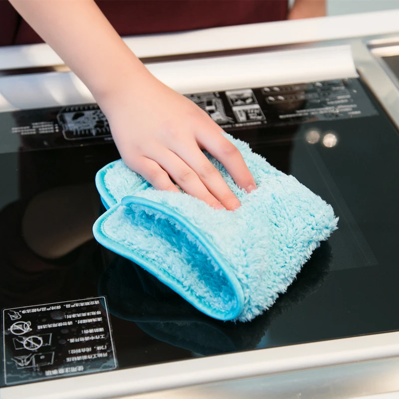 4PCS Fluffy Kitchen Rags Duster Cleaning Cloth Absorbent Dish Towels For Bathroom Cleaning Tools Shaggy Plush Swedish Dishcloth kitchen towel,cleaning cloth,dish cleaning cloth,dish cloth,towel cleaning cloth,microfiber dish cloth