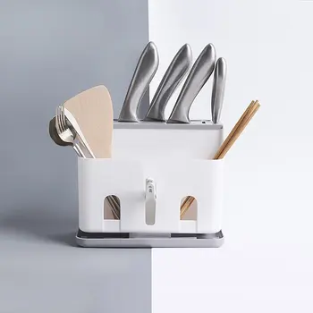 

Durable Insert Knife Racks Kitchen Storage Rack Turret Put Spoon Chopsticks Kitchen Knife Rack Knife Block