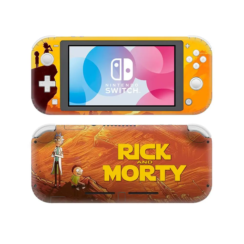 Наклейка Rick and Morty из кожи для nintendo Switch Lite, чехол для консоли, защитная пленка Joy-con NAND Switch Lite NSL, наклейка на кожу