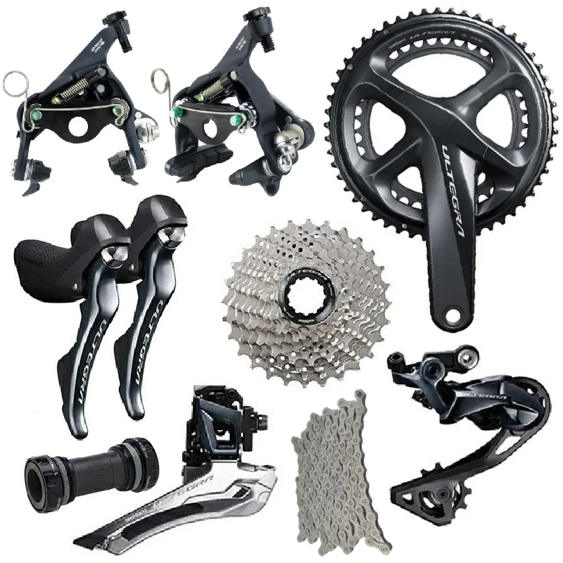Shimano Ultegra R8010 11 Speed R8000 Groepset Racefiets Groepset  170/172.5/175Mm 50-34 52-36 53-39 Fiets Groep Set 2*11 Speed - AliExpress  Sports \u0026 Entertainment