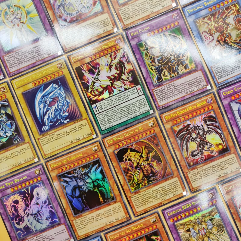Новая английская версия 100 шт. Duel Monsters YU GI OH игровая коллекция Carte торговая игра Shine Cards с красивой коробкой