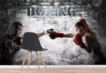 

[Self-Adhesive] 3D Boxing 4444 Wall Paper mural Wall Print Decal Wall Murals
