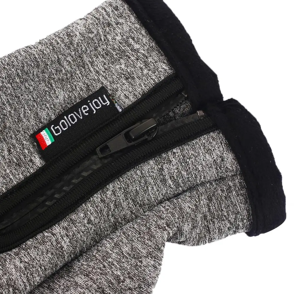 Ski Gloves Keep Warm Touch Screen Non Slip Riding Glove Durable Waterproof Skiing Winter Gray Motorcycle Mobile Phone Bicycle