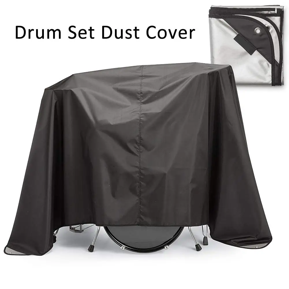 Drum Dust Cover Weighted Corners Waterproof Musical Instrument Dust