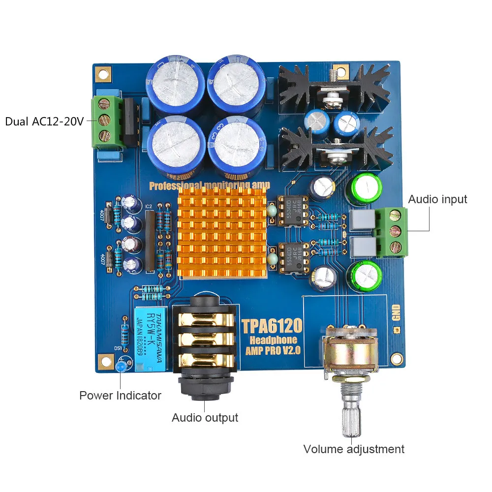 AIYIMA TPA6120A2 Hi Fi Headphone Amplifier Board Athens Imperial Enthusiast Fever Audio Amplifiers Earphone Amp