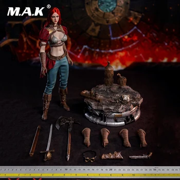 

Collectible PL2019-140 BLeague 1/6 Steam Punk Red Sonja Action Figure Head Body Clothes Weapon Full Set Doll Model for Fans Gift