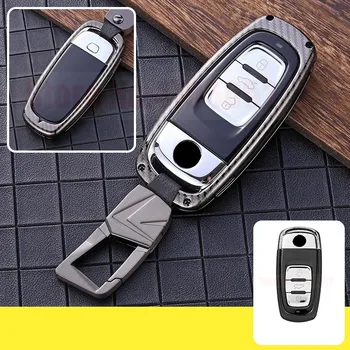 

Carbon Fiber Style Zinc Alloy Car Key Case Cover Shell Protector Styling Accessories for VW volkswagen Phideon 2016 2017 2018