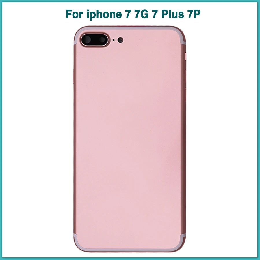 Протестировано Высокое качество для iphone 7 7G 7 Plus 7 P батарея задняя панель задняя крышка+ средняя рамка Шасси с гибким кабелем