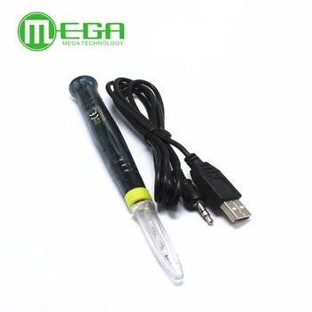 

2A 5V 8W Mini Portable USB Electric Powered Soldering Iron Pen Tip with Touch Switch Protective Cap