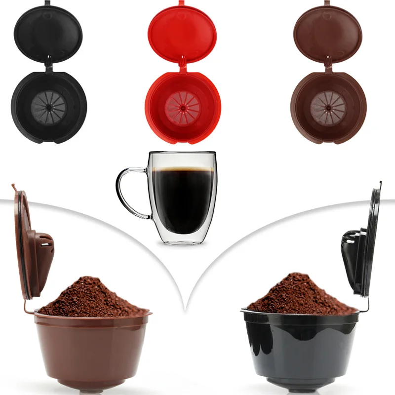 

Coffee Filter Reusable Refillable Mini Coffee Filter Capsule Coffee Capsule Cup K-Carafe Dolce Gusto Durable