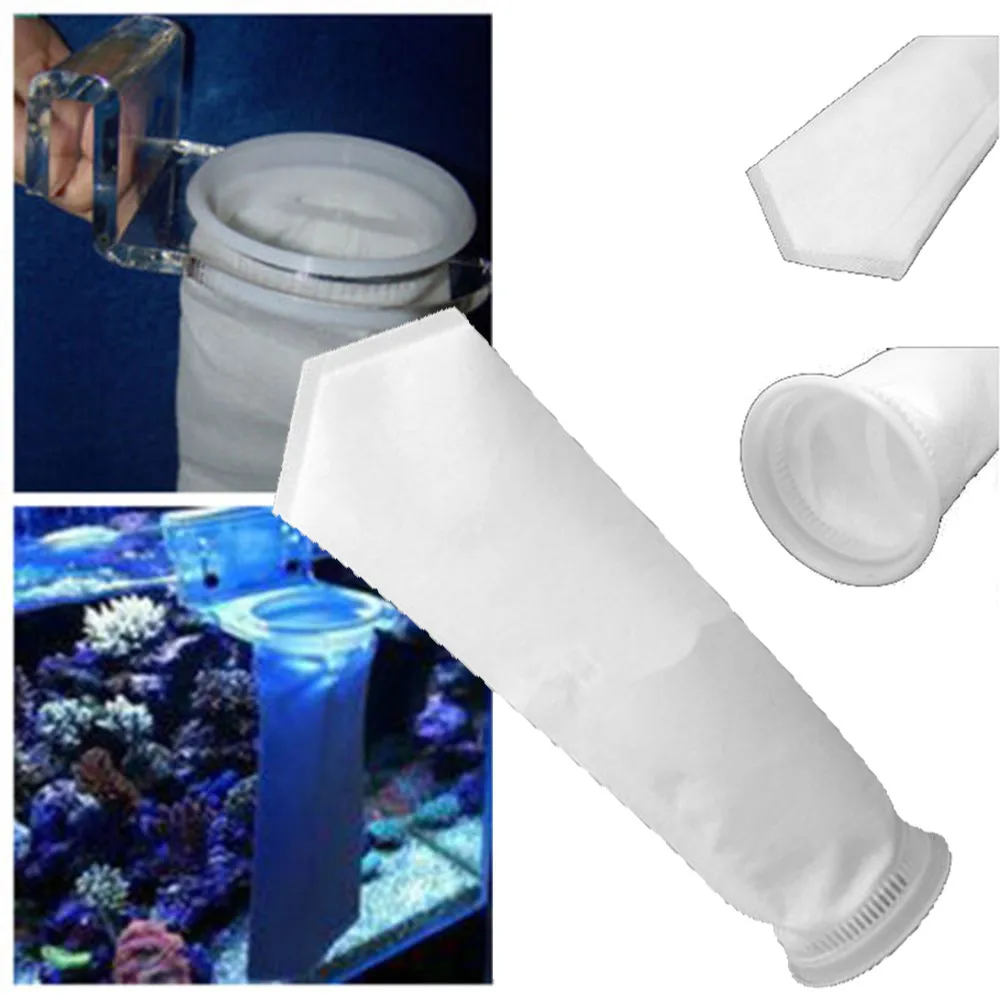 1pc Aquarium Fish Tank Filter Bag Mesh Net Sump Felt Sock Micron