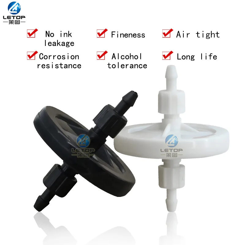 야외 잉크젯 대형 디스크 UV 에코 솔벤트 잉크 필터, ALLWIN GONGZHENG LETOP 잉크 필터, 좋은 품질, 무료 배송, 10 개
