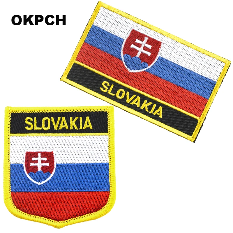 Пластыри с флагом Словакии искусственные для одежды украшение своими