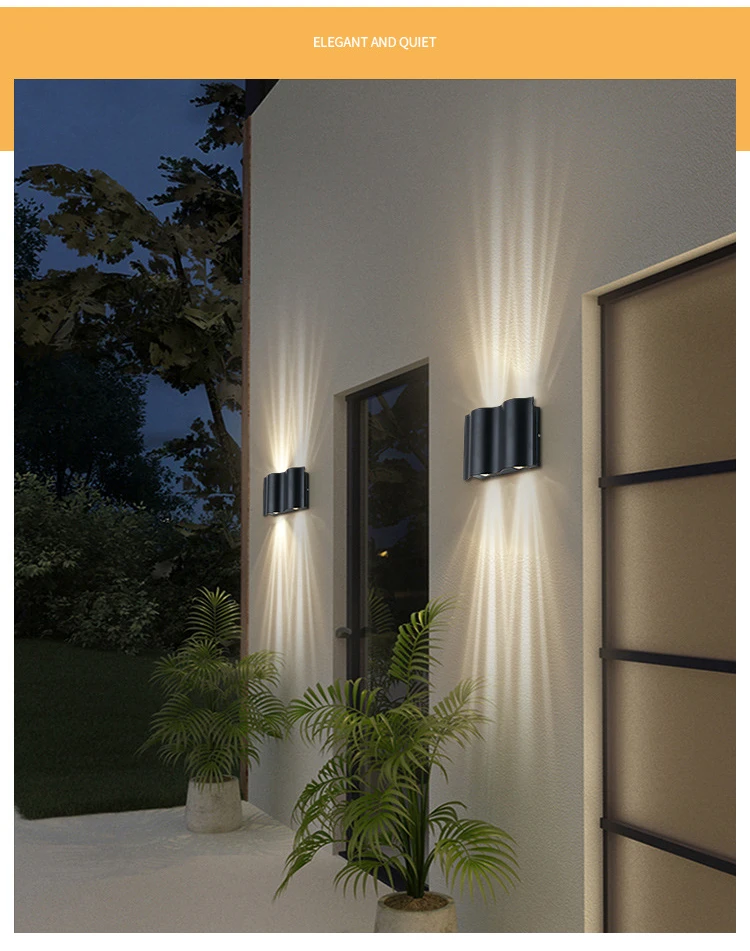 Sconces, Impermeável IP54, Villa Porch, Jardim, Lâmpada Exterior