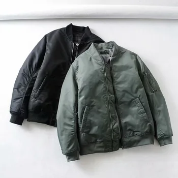 

Winter Jacket Women Coats Long Sleeve Basic Jackets Bomber Jacket Thick Women's Fashion Windbreaker Female Padded Warm Outwear