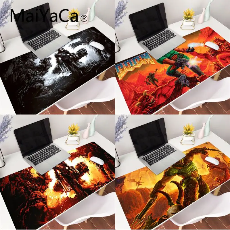 

MaiYaCa Your Own Mats Doom Durable Rubber Mouse Mat Pad Gaming Mouse Pad gamer Large Deak Mat 800x300mm for overwatch/cs go