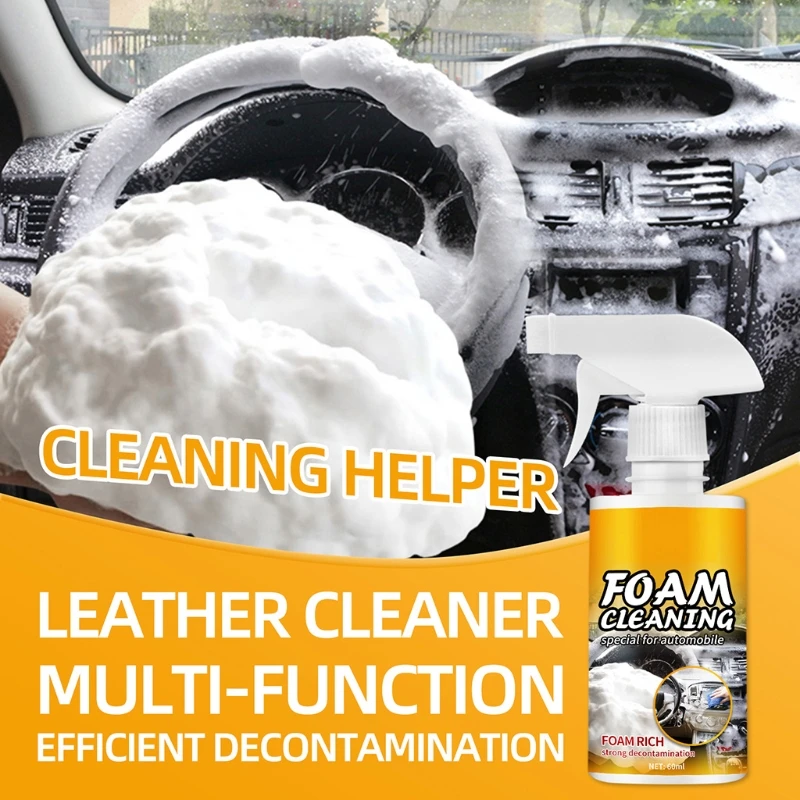 All-Purpose Bubble Cleaner Kitchen Grease No Rinsing Is Required Multi-Purpose for Couches Car Seat Sofa Foam | Автомобили и