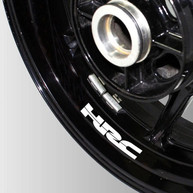 

New Motorcycle Waterproof Reflective stickers Tire rim inner Decorative decals wheel patch For Honda HRC sticker hrc 65 60 55