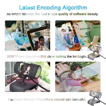 

NEW USB 2.0 Computer Webcam Full HD 720P Web Cam Camera Microphone PC Laptop Desktop For Computer Webcam with S4A0