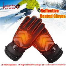 Снегоходные лыжные перчатки с подогревом, теплые перчатки для сноубординга, зимние спортивные мотоциклетные перчатки для мужчин и женщин, теплые перчатки с аккумулятором