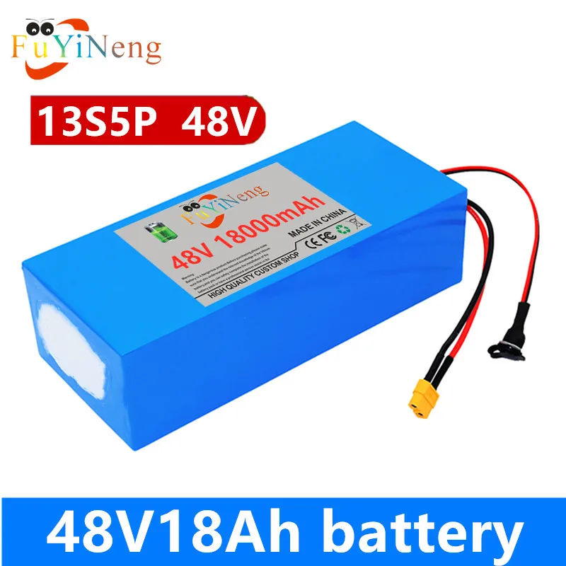 Аккумулятор 48В 18ah 13S5P 18650 комплект литий-ионный батарей 18ч для электродвигателя 500