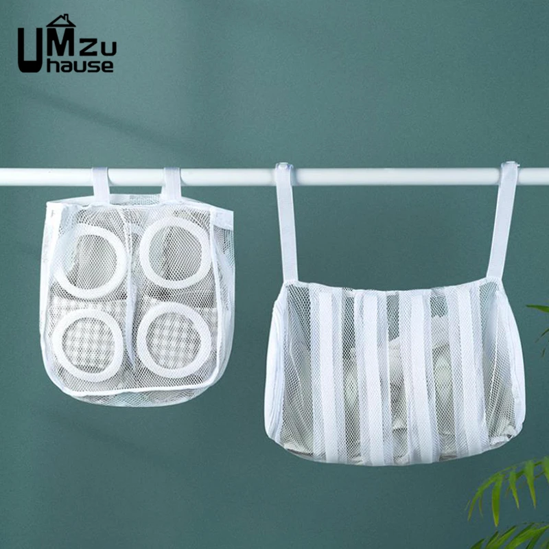 Shoes Laundry Bag Dirty Sneaker Socks Delicate Storage Mesh Zipper Cleaning Case Washing Machine Home Travel Portable Organizers