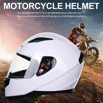 

Motorcycle Helmet Full Face Street Moto Motorbike Safety Helmet With Warm Neck Scarf Clear Lens Casco Capacete Casque Moto