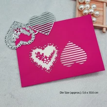Heart Die Scrapbook for Card Making Mold Embossing Folder Stencil Paper Craft Metal Cut Die Scrapbooking Stamping