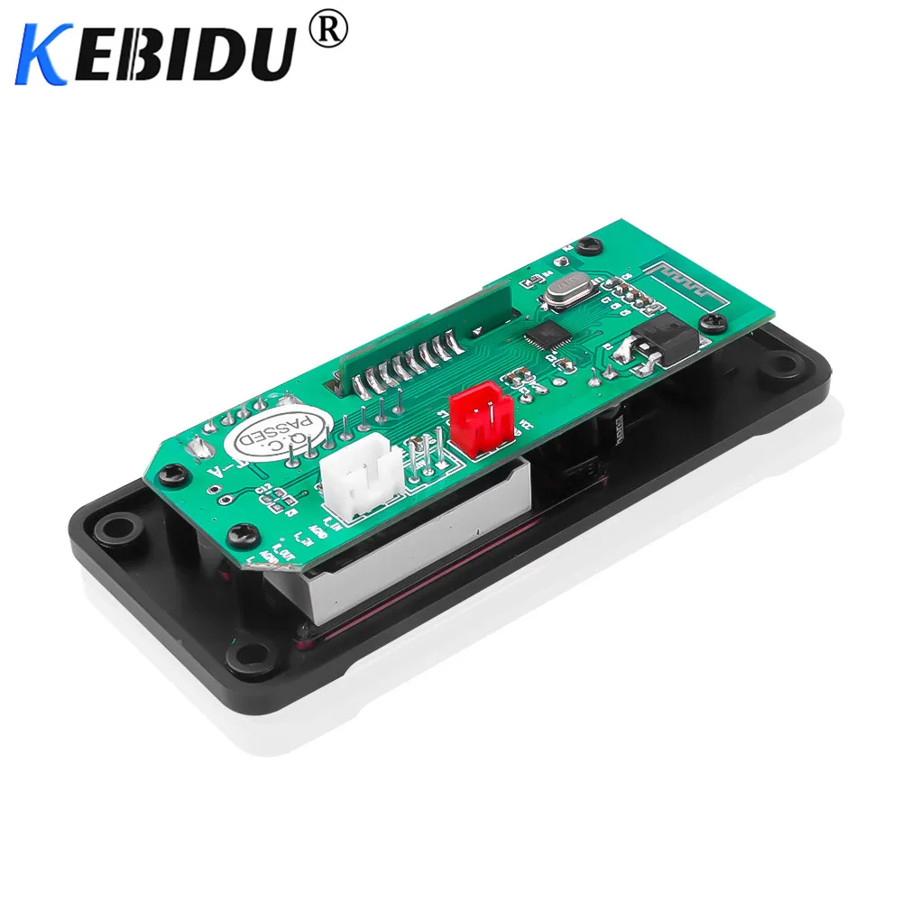 Kebidu беспроводной 12 в автомобильный декодер плата автомобиля Bluetooth MP3 WMA USB/SD/FM/AUX пластина аудио модуль цветной экран автомобиля MP3 динамик