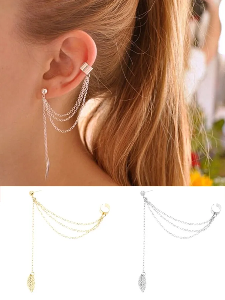 Женские серьги-подвески в стиле панк-рок повседневные серьги из золотого и