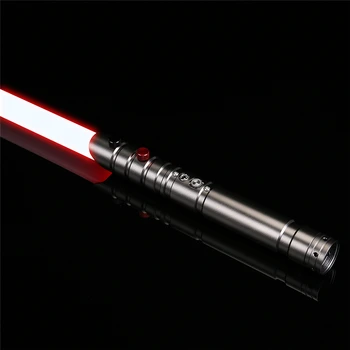 

CIELTAN RGB Duel Fight Lightsaber 1inch Blade Metal Handle 12 Color Change Volume adjustment Force FX 6 Soundfons FOC Blaster