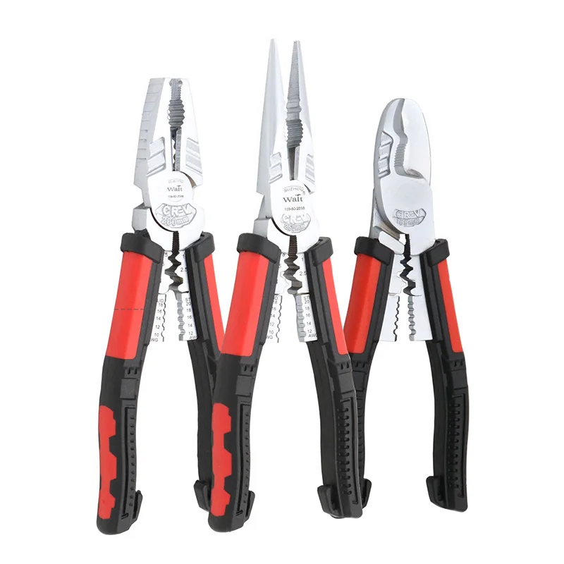 

Long Nose Pliers Multitool Pliers Terminal Crimping Tool Wire Stripper Cable Cutter Crimper Crimp Plier For Electrician