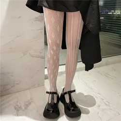 New Stockings Harajuku Style Fishnet Tights Different Pattern Club Wear Party Pantyhose Mesh Fish Net Tights Clothes Accessories