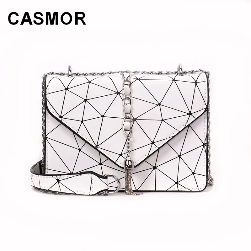 Женские ручные сумки CASMOR 2019 модная сумка с цепочками и кисточками женские на