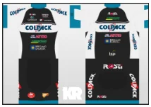 COLPACK ROSTI pro team cycling jersey customization Garment factory High quality low price cycle clothe quick dry cycling team - Цвет: top quality
