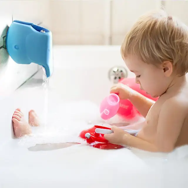 1PC Soft And Safe Kids Baby Kids Care Bath Spout Tap Tub Safety Water Faucet Cover Protector Guard Dropshopper 2021 Hot Sale 4