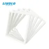 Livolo EU Standard  Socket  Accessory, Decorative Frame For Socket, One pack/5pcs ,Silver/White/Black  Color ► Photo 2/5