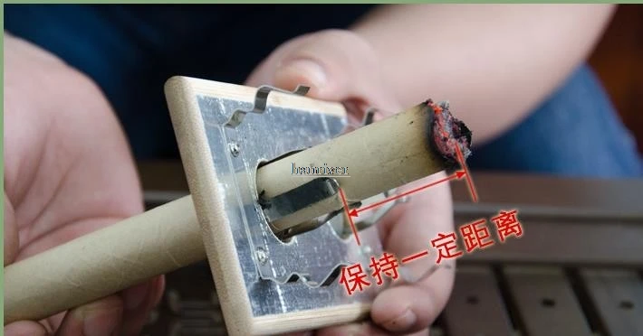 Более высокое качество бамбука двойной Конг Yi прижигание коробка прижигание с конус для мокса-терапии прогревающий прибор прижигание-ajh8
