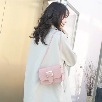 

2020 New Style Spring Square Sling Bag Women's Car Line WOMEN'S Bag Retro Crossbody Bag Mobile Phone Bag
