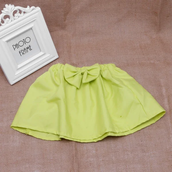 Новинка года; пышная мини-юбка-пачка для маленьких детей; милая пышная плиссированная юбка для девочек; вечерние юбки для танцев - Цвет: Yellow