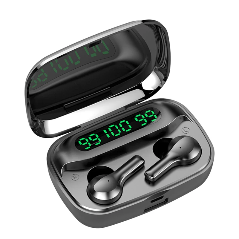 Bluetooth Беспроводные наушники с микрофоном 2000 мА/ч водонепроницаемые Hi-Fi
