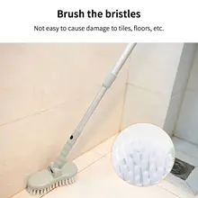  Extensible Cleaning Toilet Brush Long Adjustable Handle Wall Cleaning Hanging Brushes for Toilet Floor Scrubber Bathroom Tool 