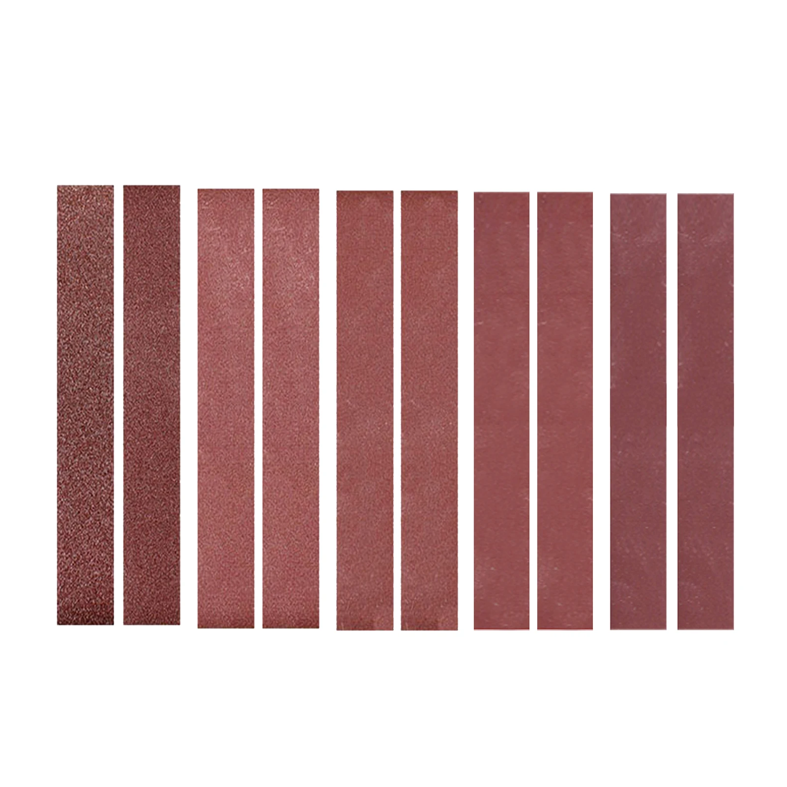 Sanding Belts Aluminum Oxide Paper 30x330mm 10 Pack (2 Each of 120 240 400 800 1000 Grits)