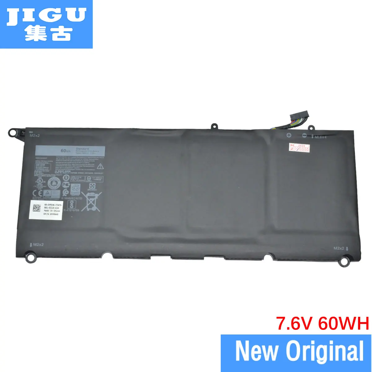 Оригинальный планшетный аккумулятор JIGU PW23Y TP1GT RNP72 для Dell XPS 13 9360 D1505 D1505G D1605T 7 6 V