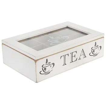 

1 Pc Solid Wood Storage Box Storage Container Home Supply Desktop Storage Box for Storage