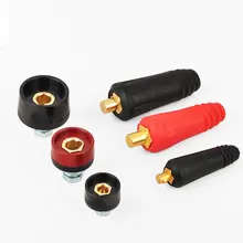 Adaptador macho de encaixe rápido da tomada do conector do cabo da máquina de soldadura de europa dkj 10-25
