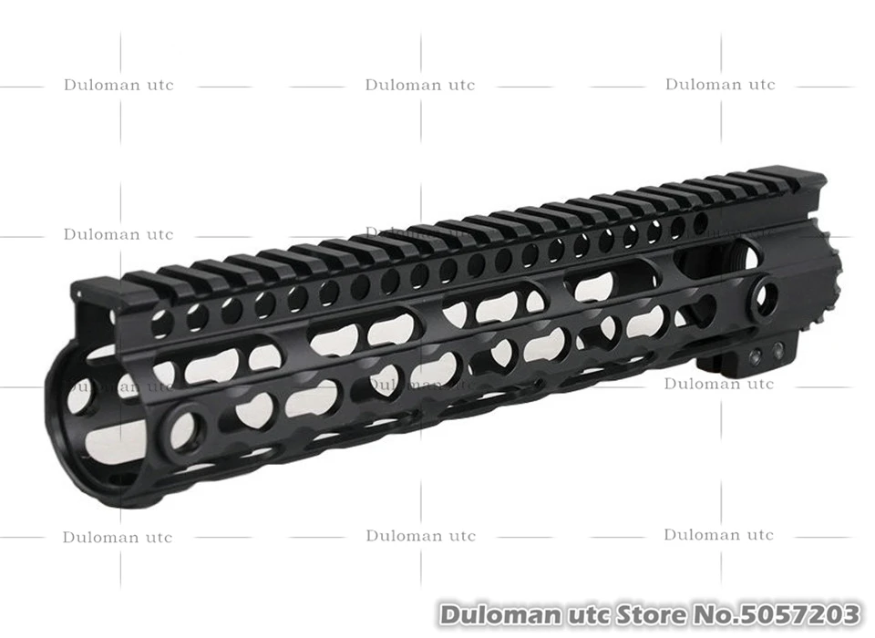 Duloman utc MI KeyMod бесплатно поплавок Handguard Тактический 10 дюймов легкий металлический рельс системы для страйкбола AEG/GBB винтовки