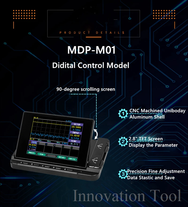 MDP-XP 30 в 5A Регулируемый цифровой источник питания постоянного тока мини лабораторный программируемый линейный измеритель мощности регулятор напряжения CC CV выход